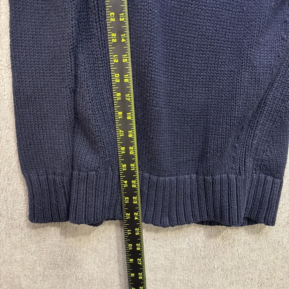 J‎ Crew 1988 Roll Neck Sweater Women's Blue Cotton Knit Classic Fit XXXS - Picture 4 of 8